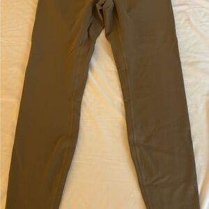 Lululemon Wunder Train Olive Green Pants